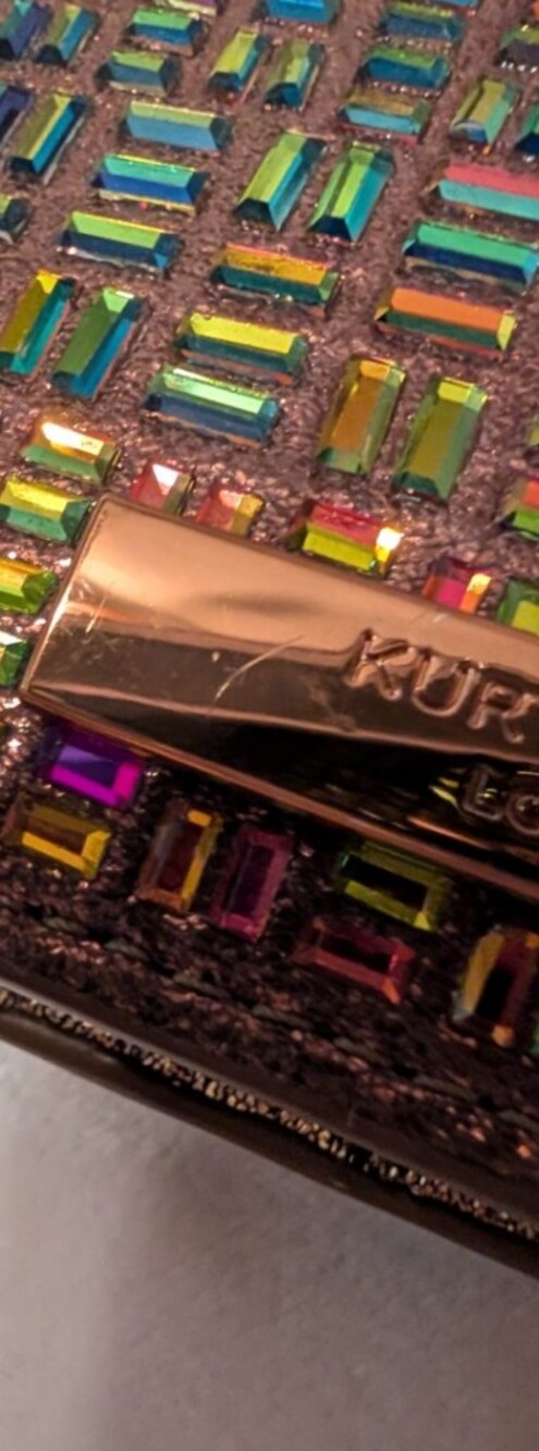 Kurt Geiger London Micro Kensington Crystals Crossbody Bag Rainbow NIB - Picture 6 of 10